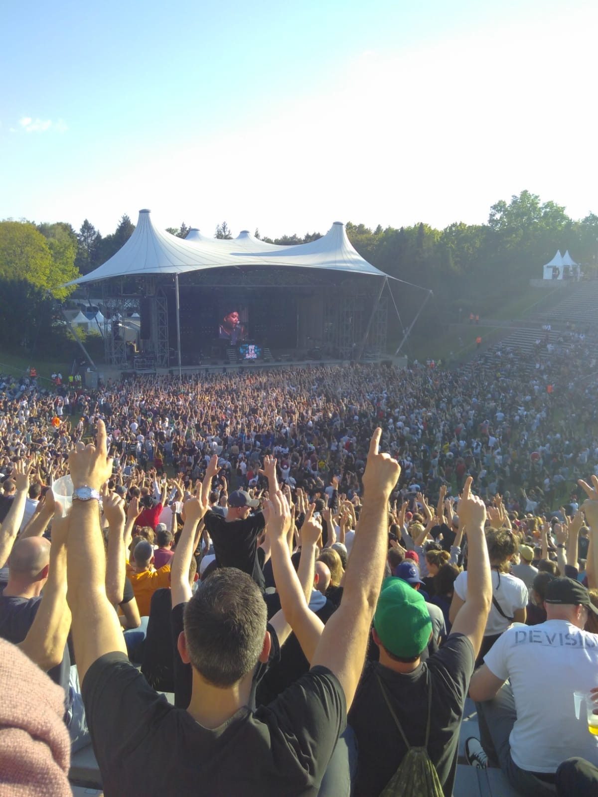 Festival Publikum vor der Bühne